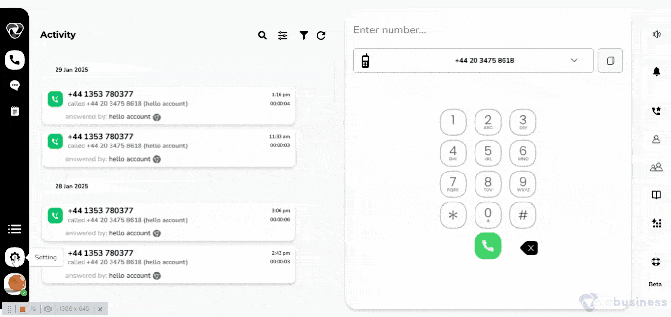 Access Call Queue Main options