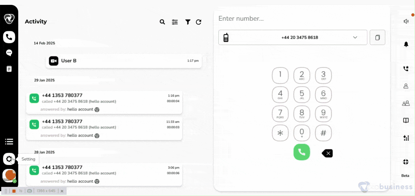 Assigning numbers to users