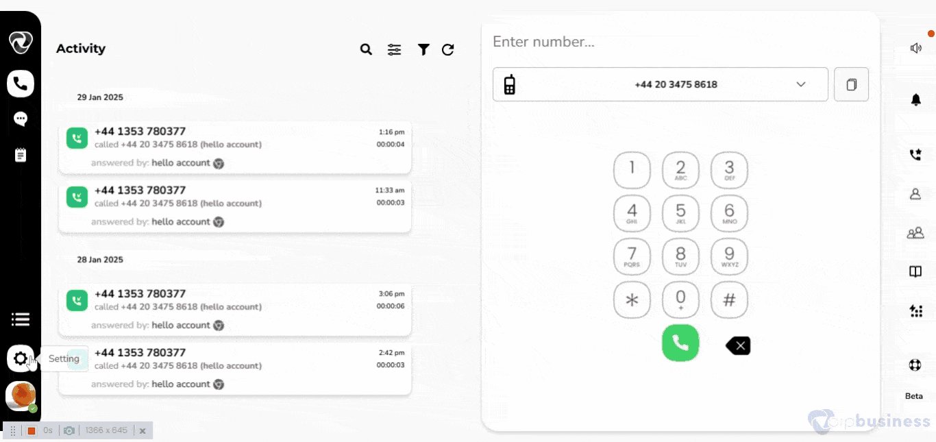 Assign number to A User