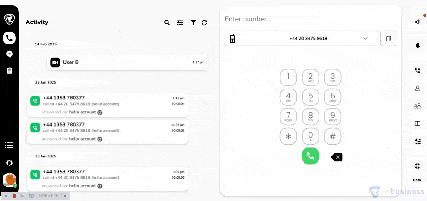 Configuring repetition time for a menu