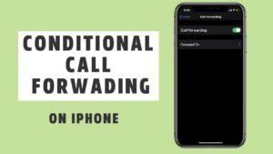 Call forwarding when iPhone is not answered