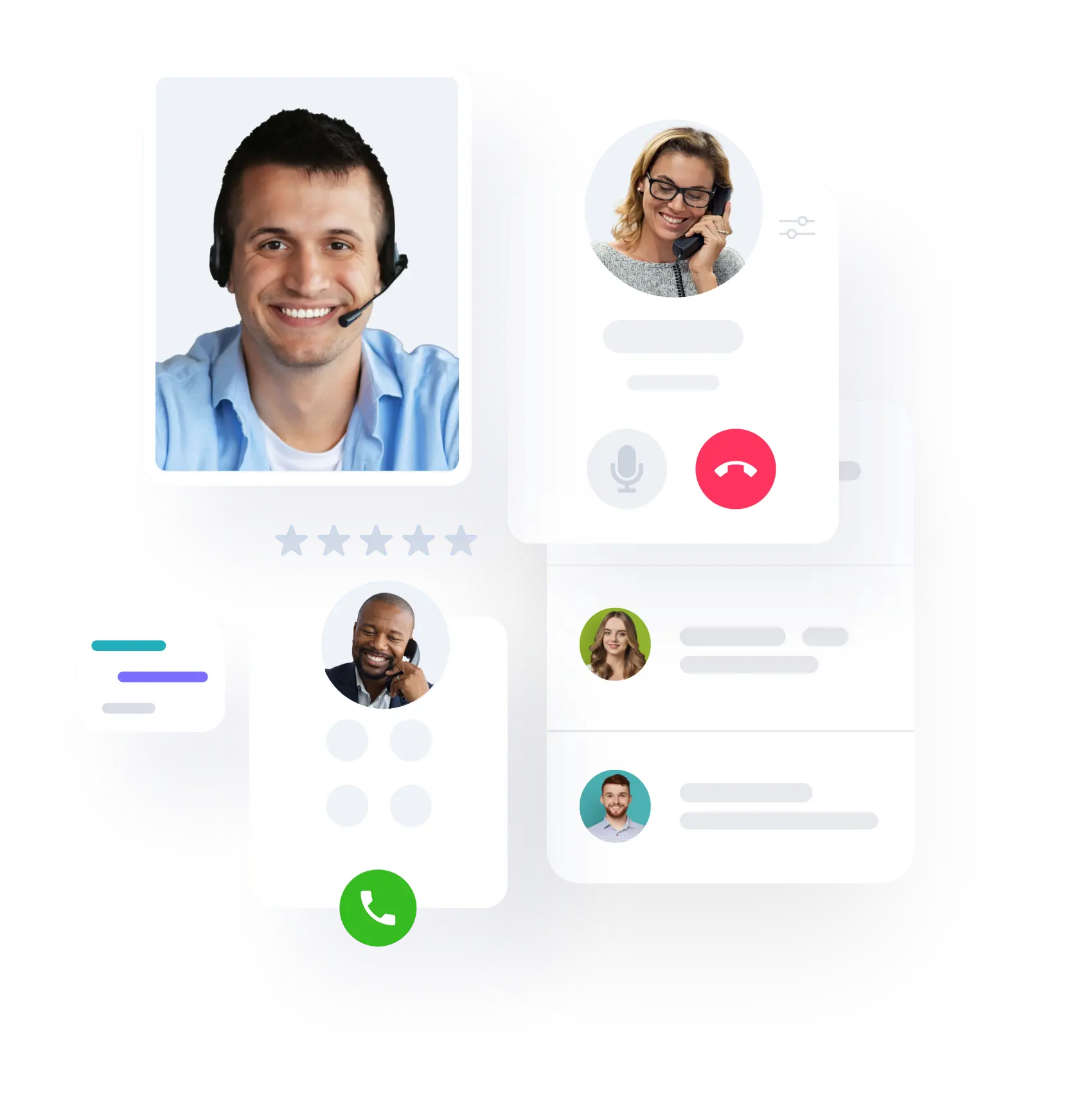 Always end the call with a happy and satisfied customer call center
