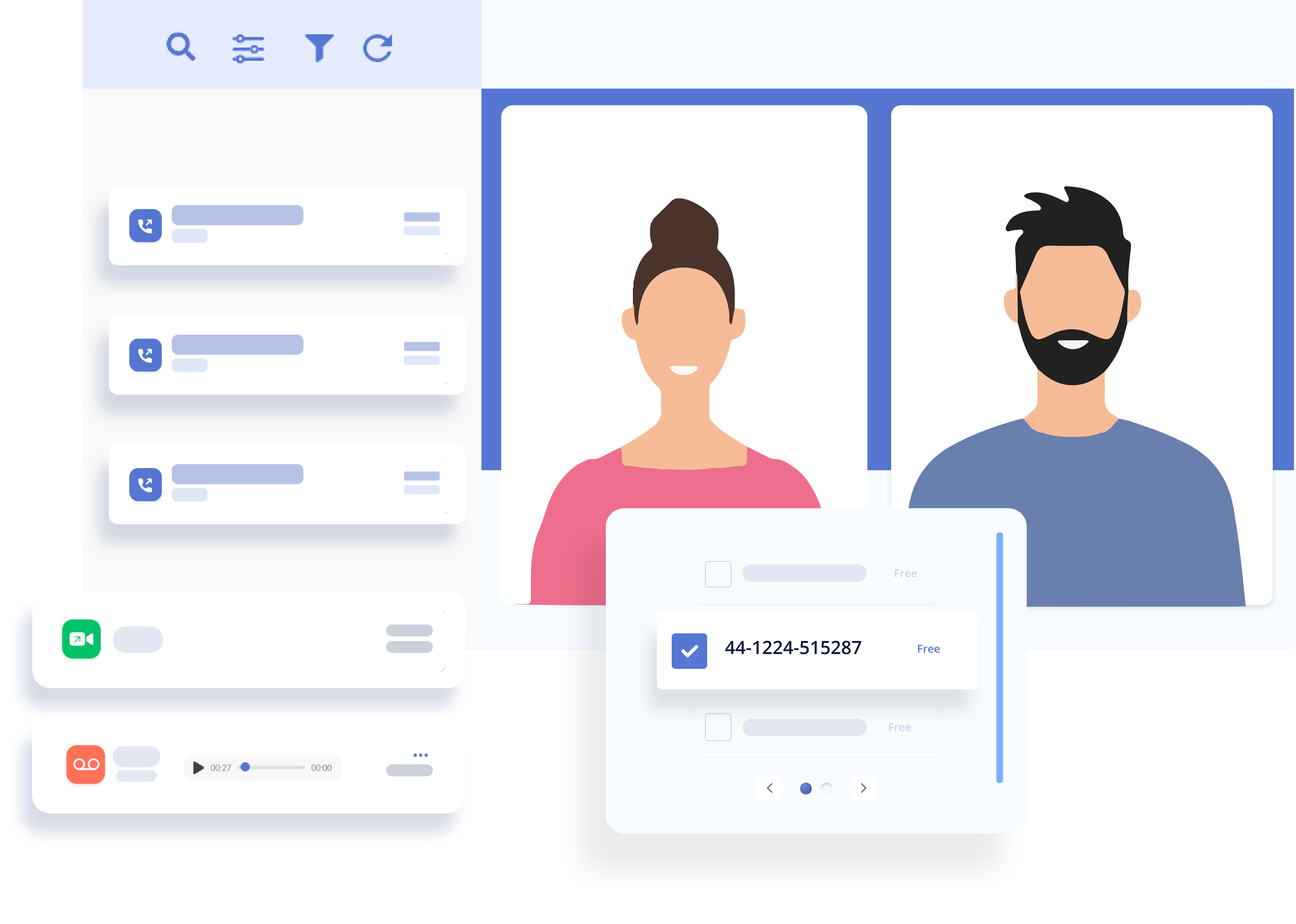 phone numbers new design banner images