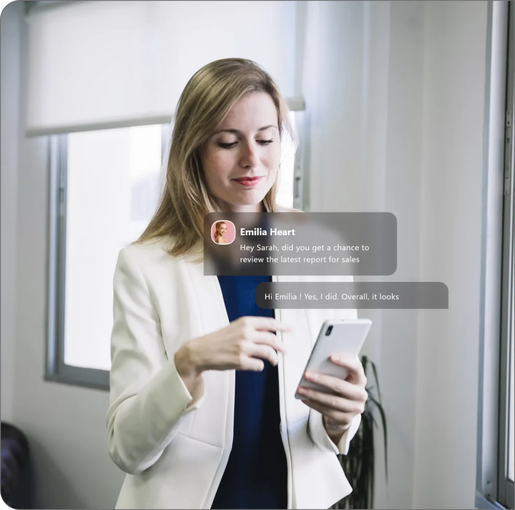 VoIP messaging feature