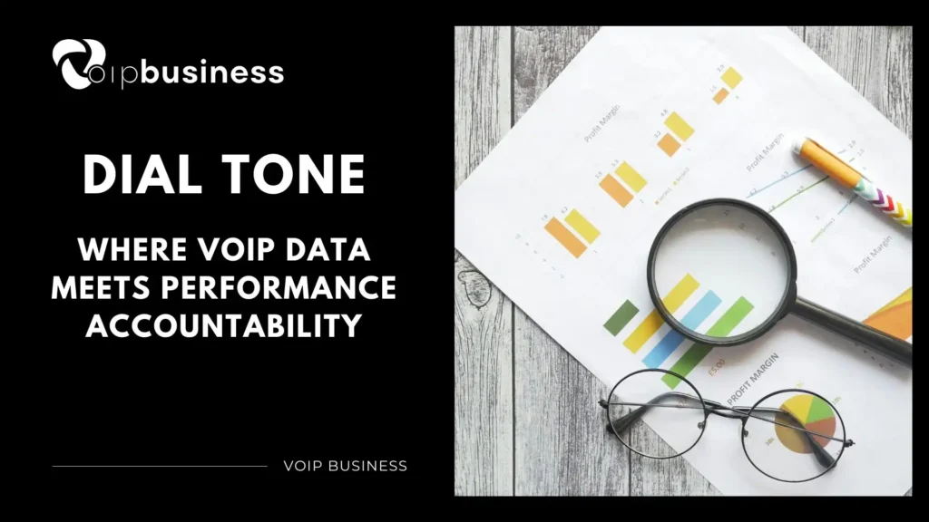 Business VoIP analytics integrated with performance management systems for team accountability