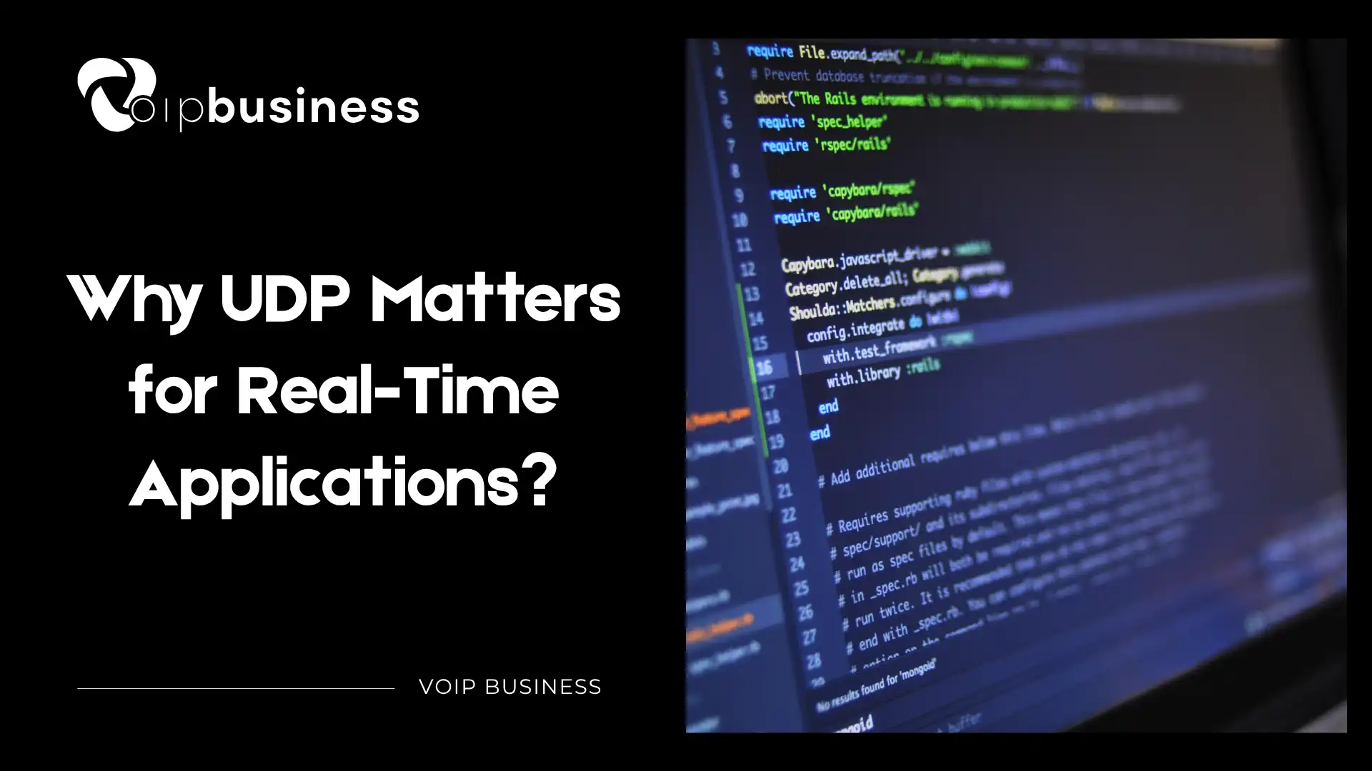 Why UDP Matters for Real-Time Applications